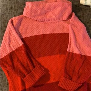 Soft pink/red sweater
